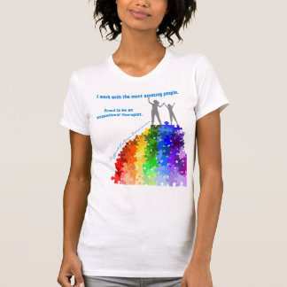 Camiseta Autismo Suporta Escalar Nova Altura Mulher e Menin