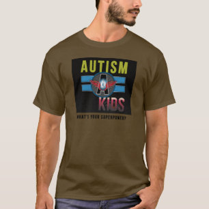 Camiseta "Autismo t-shirt do valor dos homens dos miúdos"
