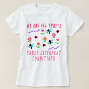 Camiseta Autismo, Todos Pensamos Diferente, Educaç