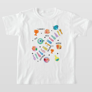 Camiseta Autismo, Todos Pensamos Diferente, Educaç