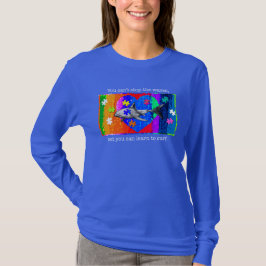 Camiseta Autismo Tubarão MULHERES AZUL