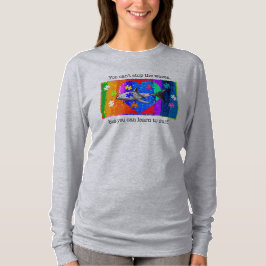 Camiseta Autismo Tubarão MULHERES CINZA