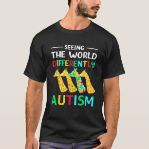 Camiseta Autismo Vendo o Mundo de Forma Diferente Conscient
