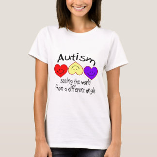 Camiseta Autismo, vendo o mundo de um ângulo diferente