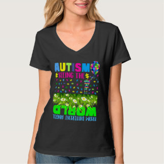 Camiseta Autismo Vendo O Mundo De Um Anjo Diferente