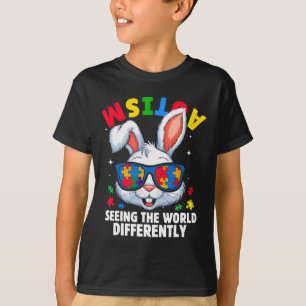 Camiseta Autismo Vendo O Mundo Diferente Como Um Monte De C