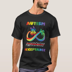 Camiseta Autismo - Vermelho Em Vez De Infinito - Botão De A