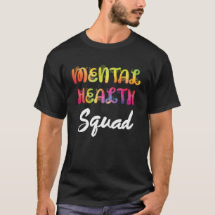 Camiseta Autista dizendo Justiça do Esquadrão de Saúde Ment