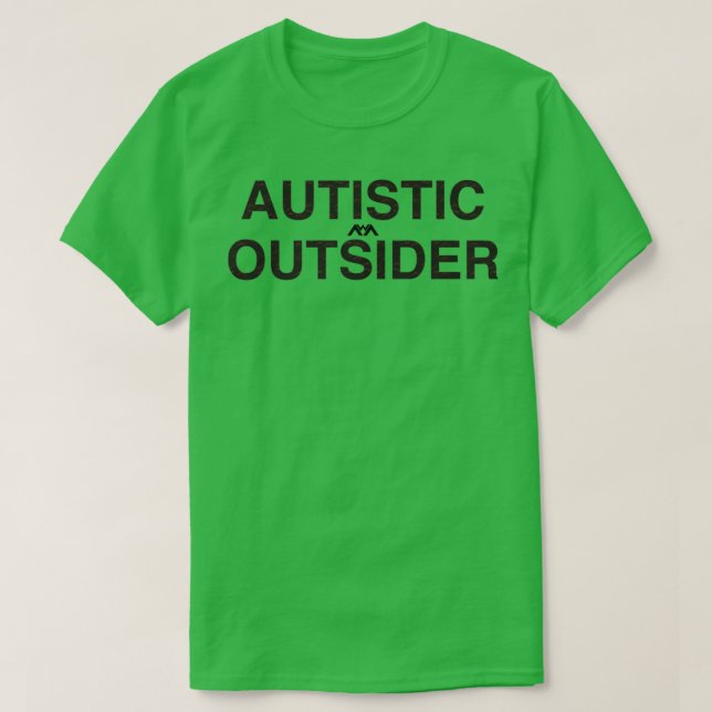 Camiseta Autista Outider (Frente do Design)