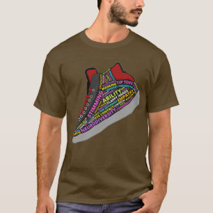 Camiseta Autista Sneaker Wordart