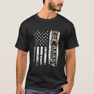 Camiseta Autisti de Sensibilização para o Pai do Sinalizado