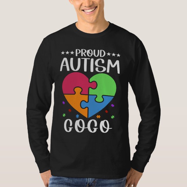 Camiseta Autistic Autism Awareness Month Cute Proud Autism  (Frente)