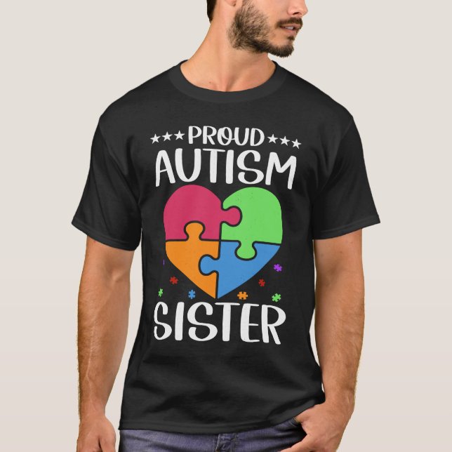 Camiseta Autistic Autism Awareness Month Cute Proud Autism  (Frente)