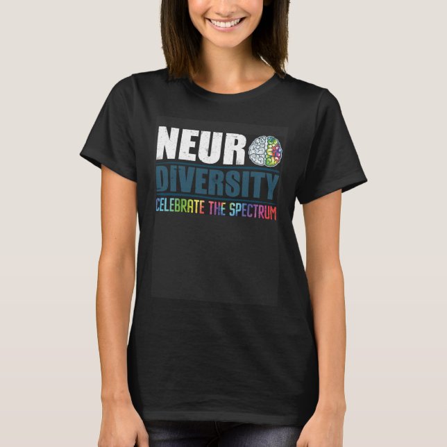 Camiseta Autistic Awareness Autism Diversity Neurodiversity (Frente)