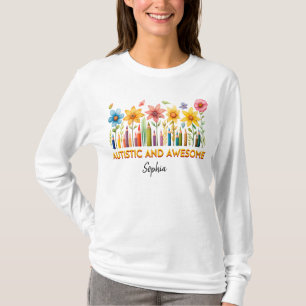 Camiseta AUTISTIC & AWESOME Autismo Sensibilização