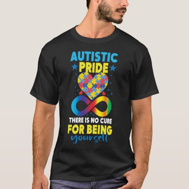Camiseta Autistic Pride Day Autism Neurodiversity Infinity  (Frente)