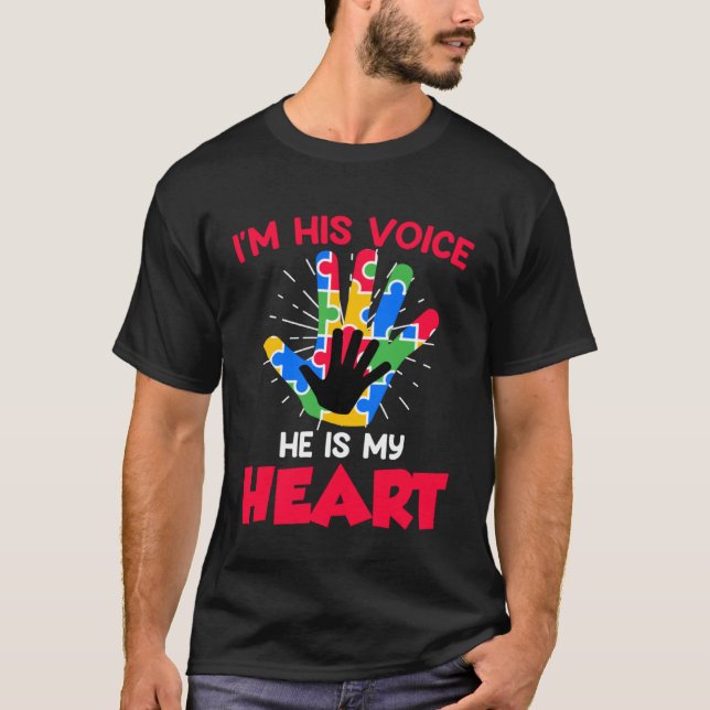 Camiseta Autistic solidarity for autistic child Autism Awar (Frente)