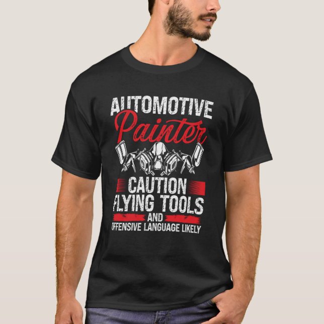 Camiseta Auto Body Painting Autobody Technician Car Detaile (Frente)