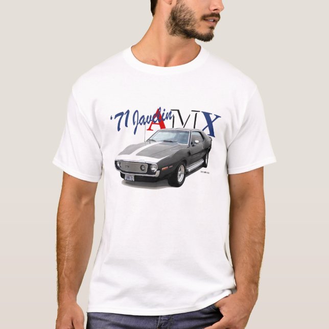 Camiseta AUTO dardo AMC do t-shirt AMX American Motors da (Frente)
