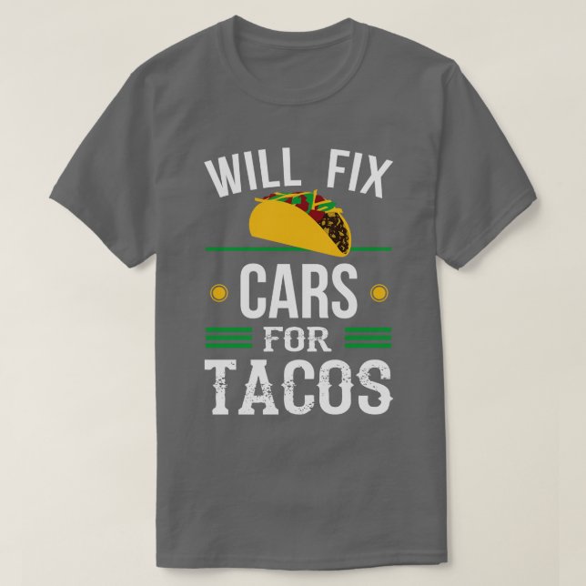 Camiseta Auto Mechanic Funny Garage Fix s Heavy Vehicle Mec (Frente do Design)
