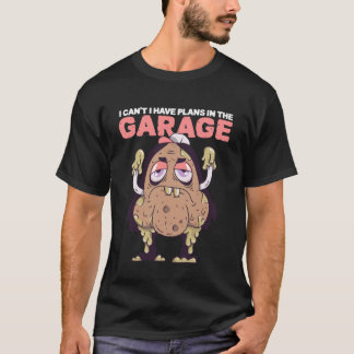 Camiseta Auto Mechanic I Can't I Have Plans in The Garage