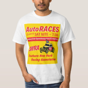 Camiseta AUTO RAÇAS! Logotipo justo dos estradas RACEARENA