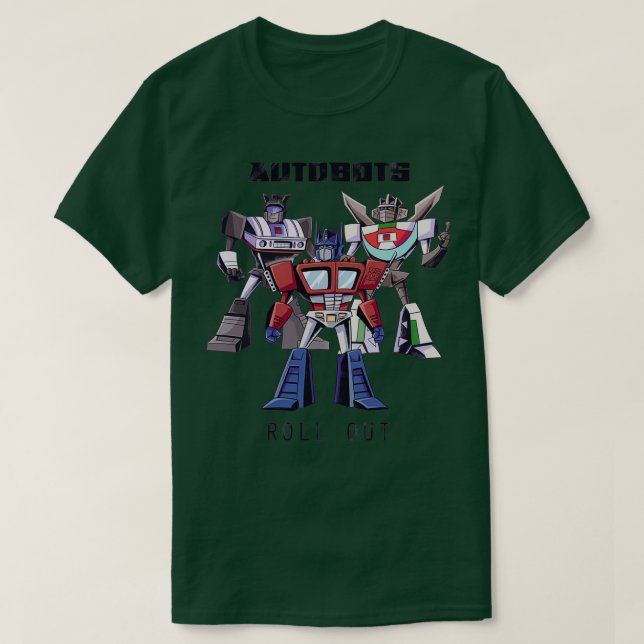 Camiseta Autobots Roll Out (Frente do Design)