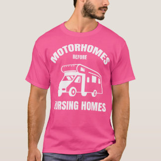 Camiseta Autocaravanas Antes De Enfermar Casas Engraçadas R