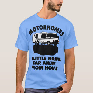 Camiseta Autocaravanas, casinha distante Acampamento