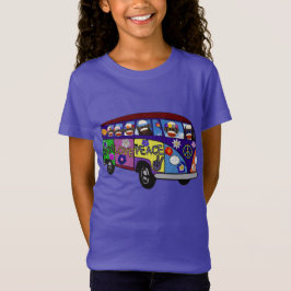 Camiseta Autocarro da Paz do Macaco de Meia