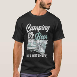 Camiseta Autocarrofe Camping Retro Cerveja Caravana Rv Rebo