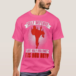Camiseta Autodefesa Não É Apenas O Alto Jogo Do Esporte