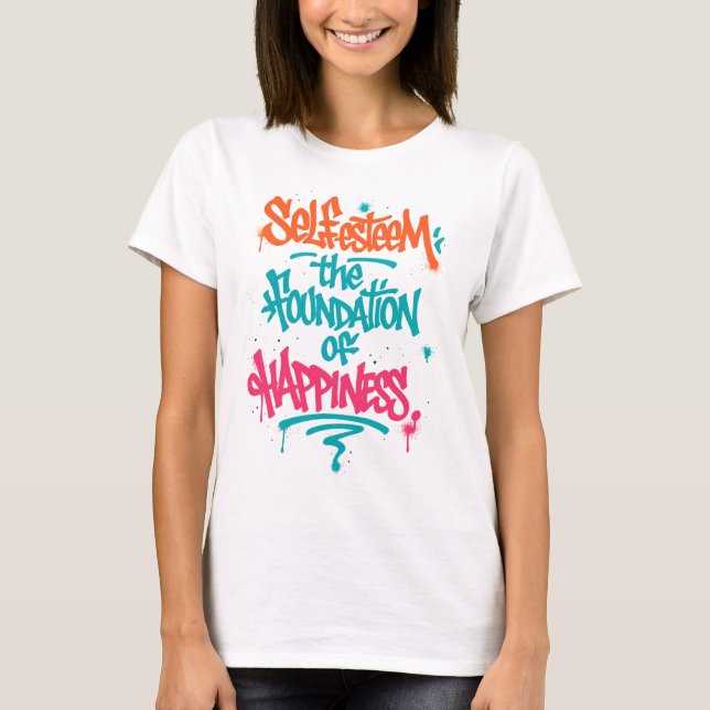 Camiseta Autoestima e Felicidade (Frente)