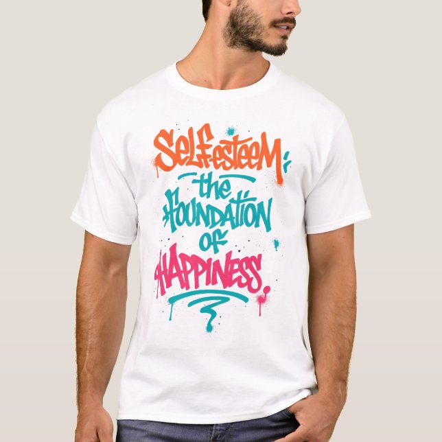 Camiseta Autoestima e Felicidade (Frente)