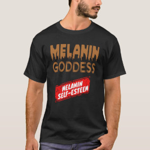 Camiseta Autoestima e História Negra Mês 2023 Melanin G