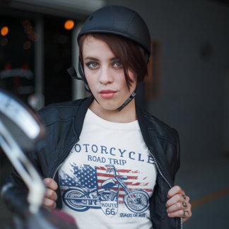 Camiseta Autoestrada 66 Sturgis ou Bust