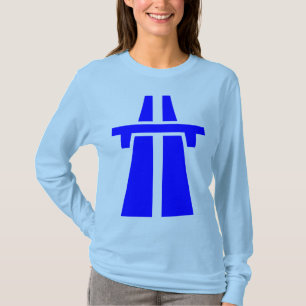 Camiseta Autoestrada, Autobahn - Azul
