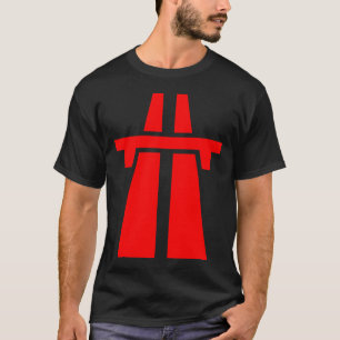 Camiseta Autoestrada, Autobahn - Vermelho