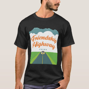 Camiseta Autoestrada da Amizade - Nepal - China