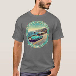 Camiseta Autoestrada da Costa do Pacífico na Califórnia