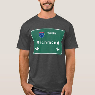 Camiseta Autoestrada da estrada nacional de Richmond
