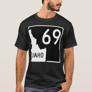 Camiseta Autoestrada Estadual Idaho 69 Premium Engraçado