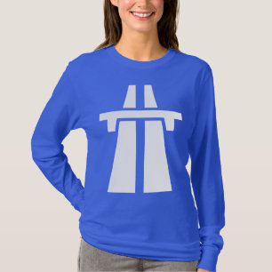 Camiseta Autoestrada, estrada, estrada - branco
