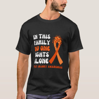 Camiseta Autoferimento Consciência Laranja Fita Esperança F