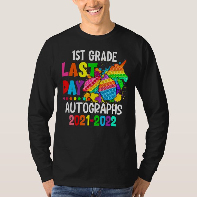 Camiseta Autográficos Do Dia Passado Para Crianças Da Class (Frente)