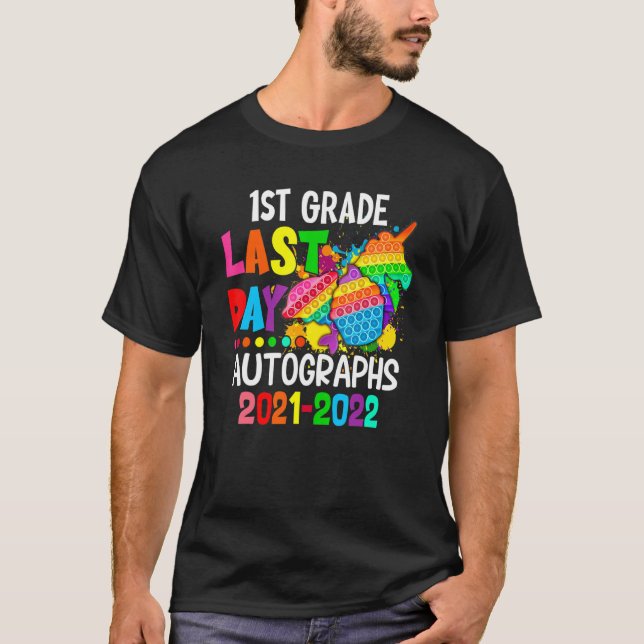 Camiseta Autográficos Do Dia Passado Para Crianças Da Class (Frente)