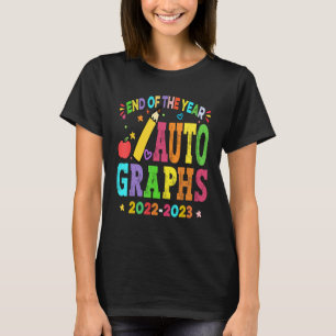 Camiseta Autográficos do final do ano 2022 2023 Último dia