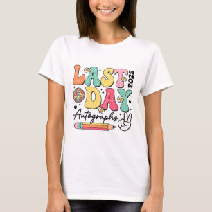Camiseta Autógrafos do Último Dia -2025 Groovy Fofo Último