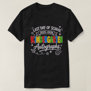 Camiseta Autógrafos do Último Dia do Jardim de Infância 202