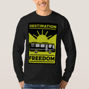 Camiseta Autohome Camping RV Freedom